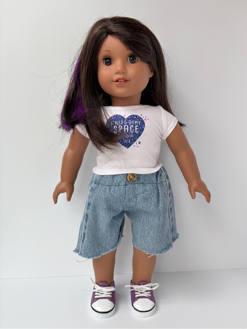 Luciana 18” AG American Girl Doll GOTY 2018 w/ Collectible Tee